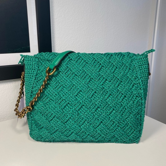 NWT‎ Kurt Geiger Crochet Kensington Shoulder Bag - Picture 6 of 11